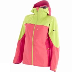 Berghaus Womens Vapour Storm Jacket Dubarry/Lime Zesty/Geranium
